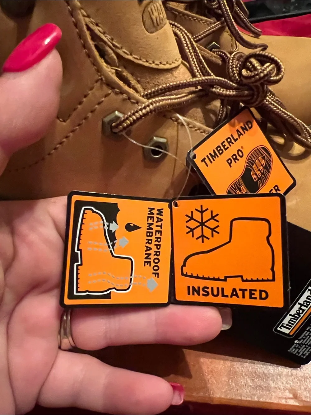 Timberland Wheat Tan Men’s Work Boots